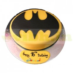 Batman Fondant Cake	