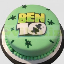 Ben 10 Theme Cake	