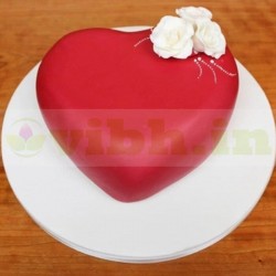 Blossoming Love Fondant Cake	