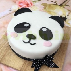 Cute Panda Face Designer Cake	