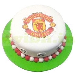 Manchester United Fondant Cake	