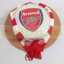 Arsenal Club Themed Cake	
