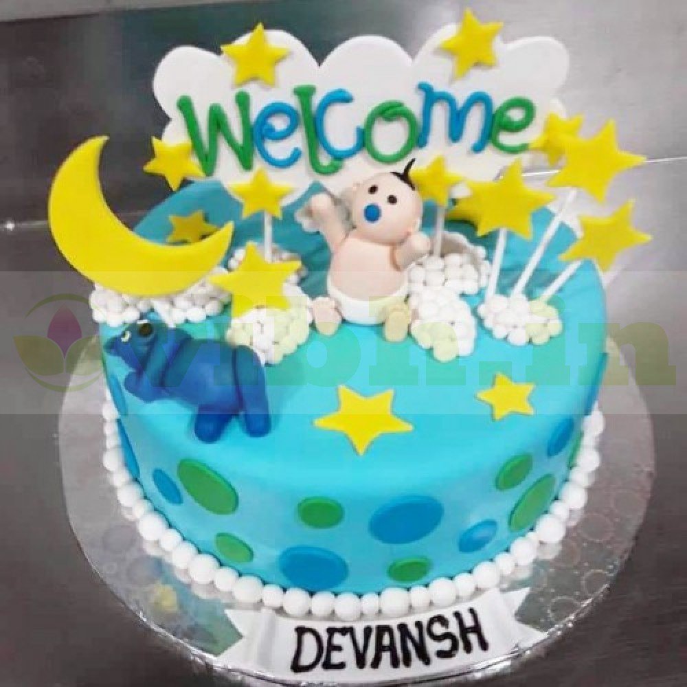 Online Baby Shower Customized Cake Delivery : DIZOVI Bakery