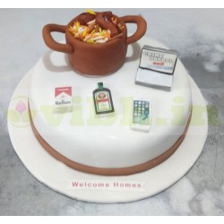 Biryani Themed Customized Cake	