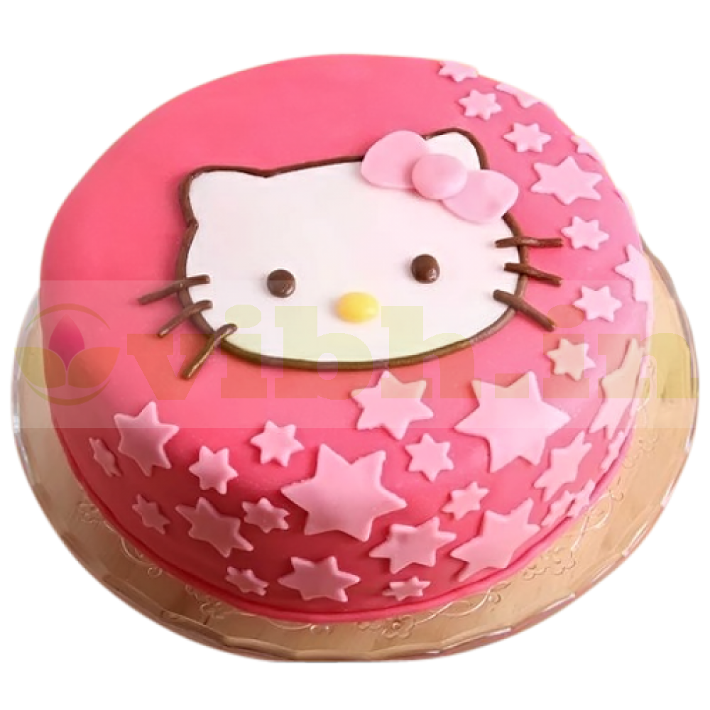 Send Cute Hello Kitty Birthday Cake Online : DIZOVI Bakery