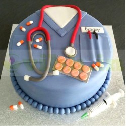 Doctor Theme Cake	