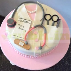 Female Doctor Birthday Cake	