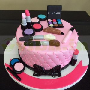 Mac Makeup Kit Fondant Cake Online