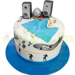 Music Lover Customized Designer Cake	