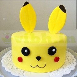 Pikachu Fondant Cake	