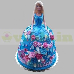 Heavenly Barbie Fondant Cake	