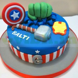 Marvel Avengers Designer Cake	