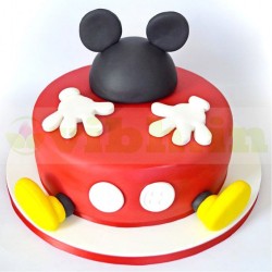 Mickey Mouse Baby Shower Cake	