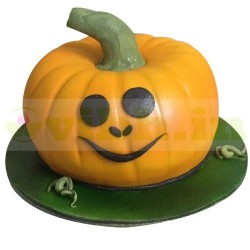 Pumpkin Designer Fondant Cake	