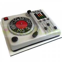 DJ Designer Fondant Cake	