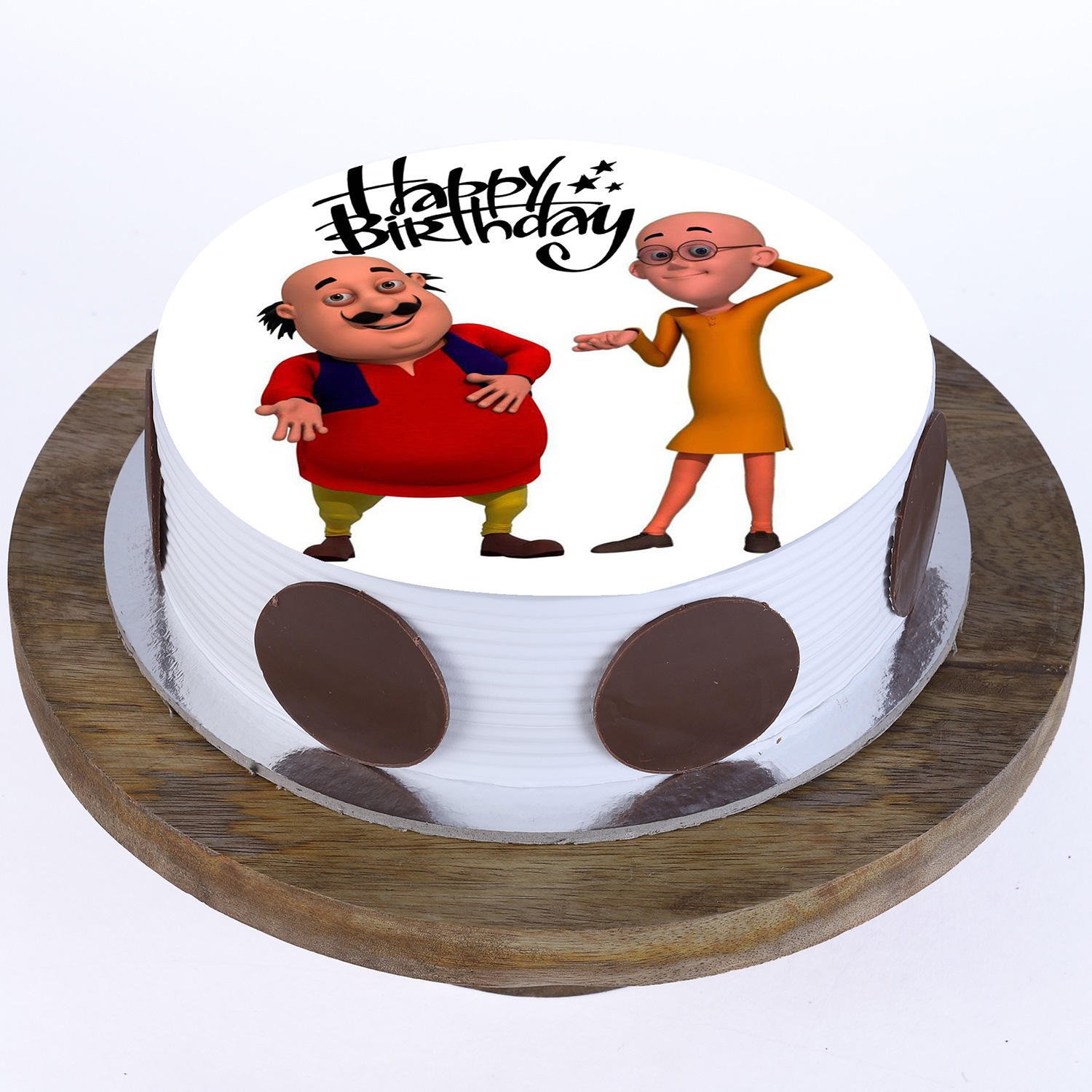 Motu Patlu Cake (Fatso & Slim Guy Cake) - Decorated Cake - CakesDecor