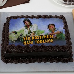 Yeh Dosti Hum Nahi Todenge Photo Cake