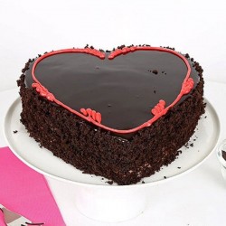 Fabulous Chocolate Heart Cake