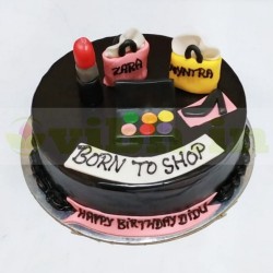 Shopaholic Theme Chocolate Cake	